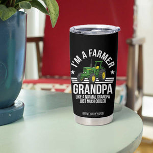 Farmer Grandpa Rancher Classic Farm Tractor Tumbler Cup