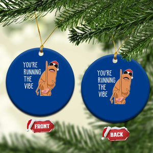 Marcus The Worm Robert Meme Xmas Ceramic Ornament You Are Running The Vibe TS14 1pc Blue Print Your Wear