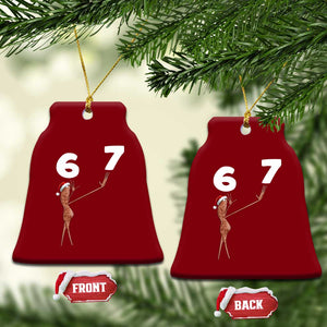 67 Six Seven Xmas Ceramic Ornament Marcus The Worm Meme TS14 Print Your Wear