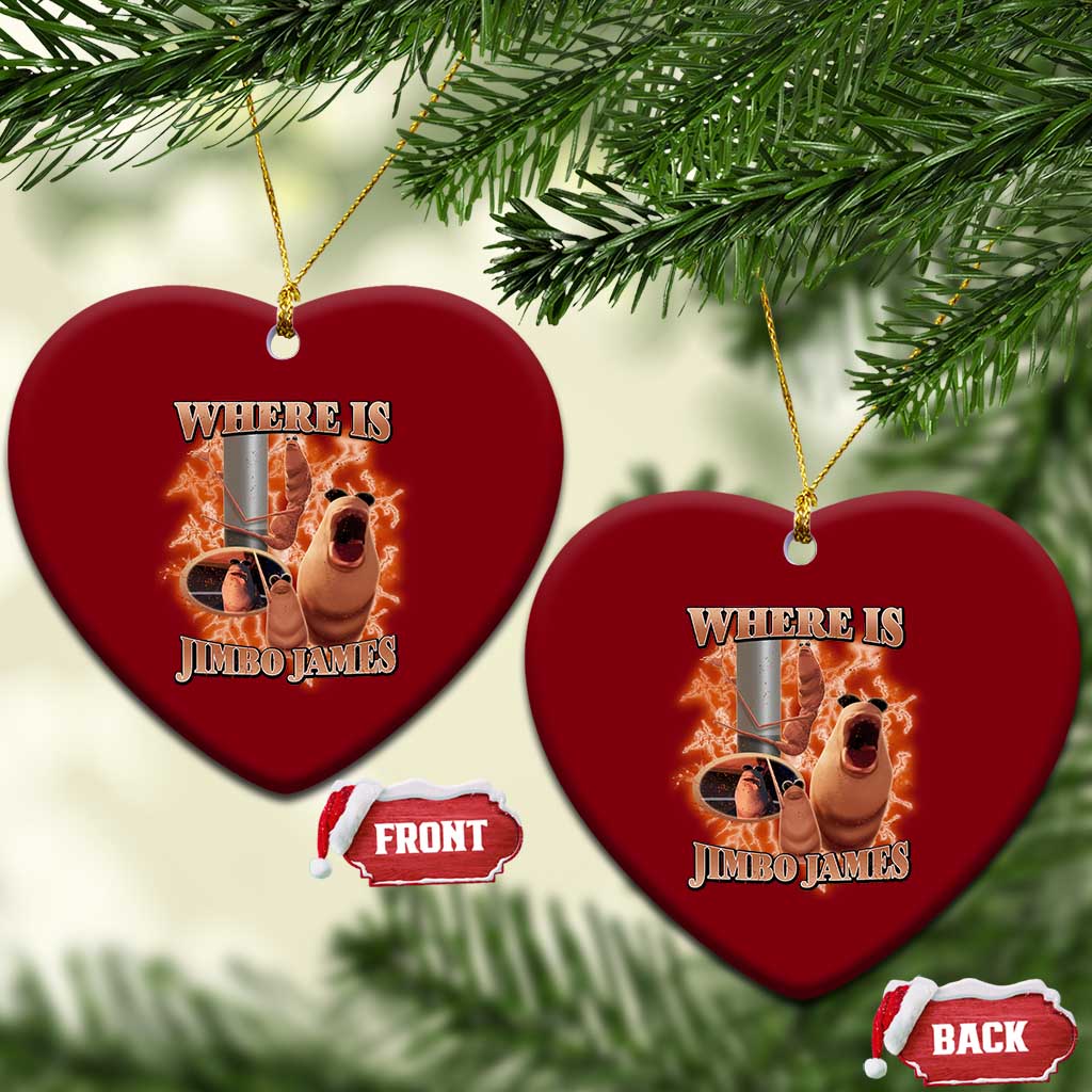 Marcus The Worm Meme Ceramic Ornament Where Is Jimbo James TS14 Print Your Wear