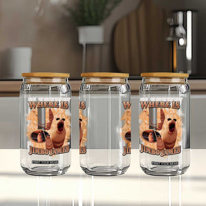 Marcus The Worm Meme Glass Can Where Is Jimbo James TS14 Print Your Wear