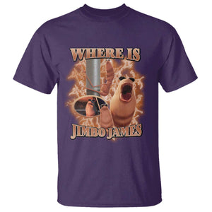 Marcus The Worm Meme T Shirt Where Is Jimbo James TS14 Purple Print Your Wear