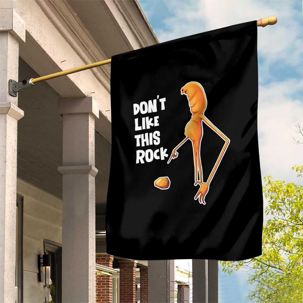 Marcus The Worm Meme Garden Flag Do Not Like This Rock TS14 Print Your Wear