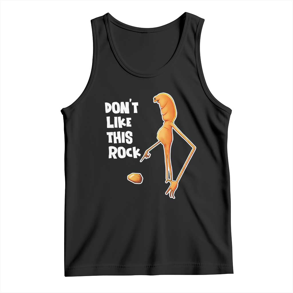 Marcus The Worm Meme Tank Top Do Not Like This Rock TS14 Black Print Your Wear