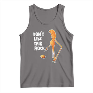 Marcus The Worm Meme Tank Top Do Not Like This Rock TS14 Deep Heather Print Your Wear