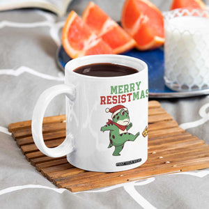 Merry Resistmas Frog Christmas Coffee Mug TS14 Print Your Wear