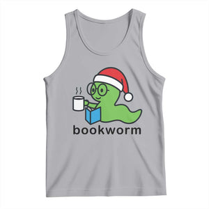 Bookworm Christmas Tank Top Reading Book Lover TS14 Athletic Heather Print Your Wear