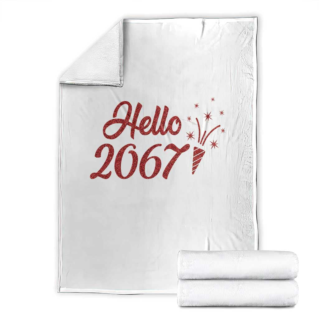 67 Six Seven Meme Throw Blanket New Year 2026 TS14 White Print Your Wear