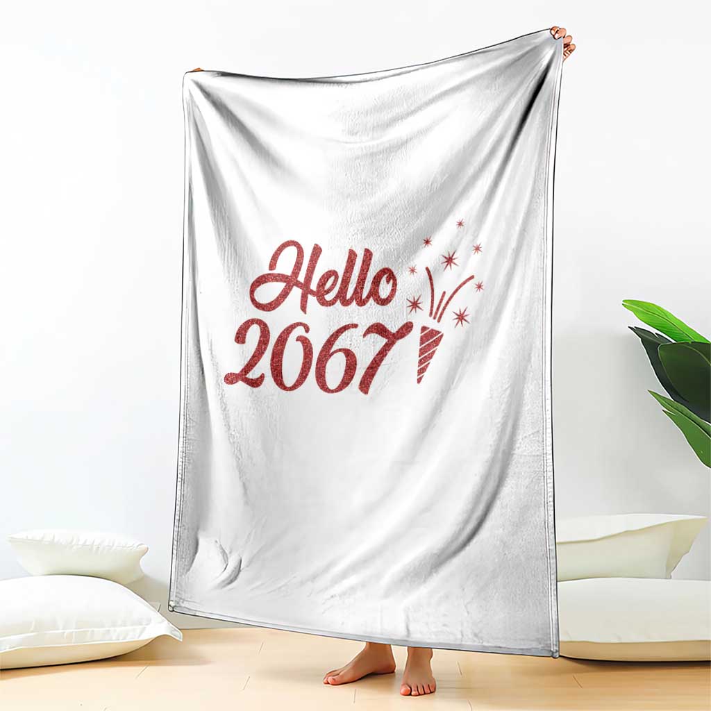 67 Six Seven Meme Throw Blanket New Year 2026 TS14 Print Your Wear