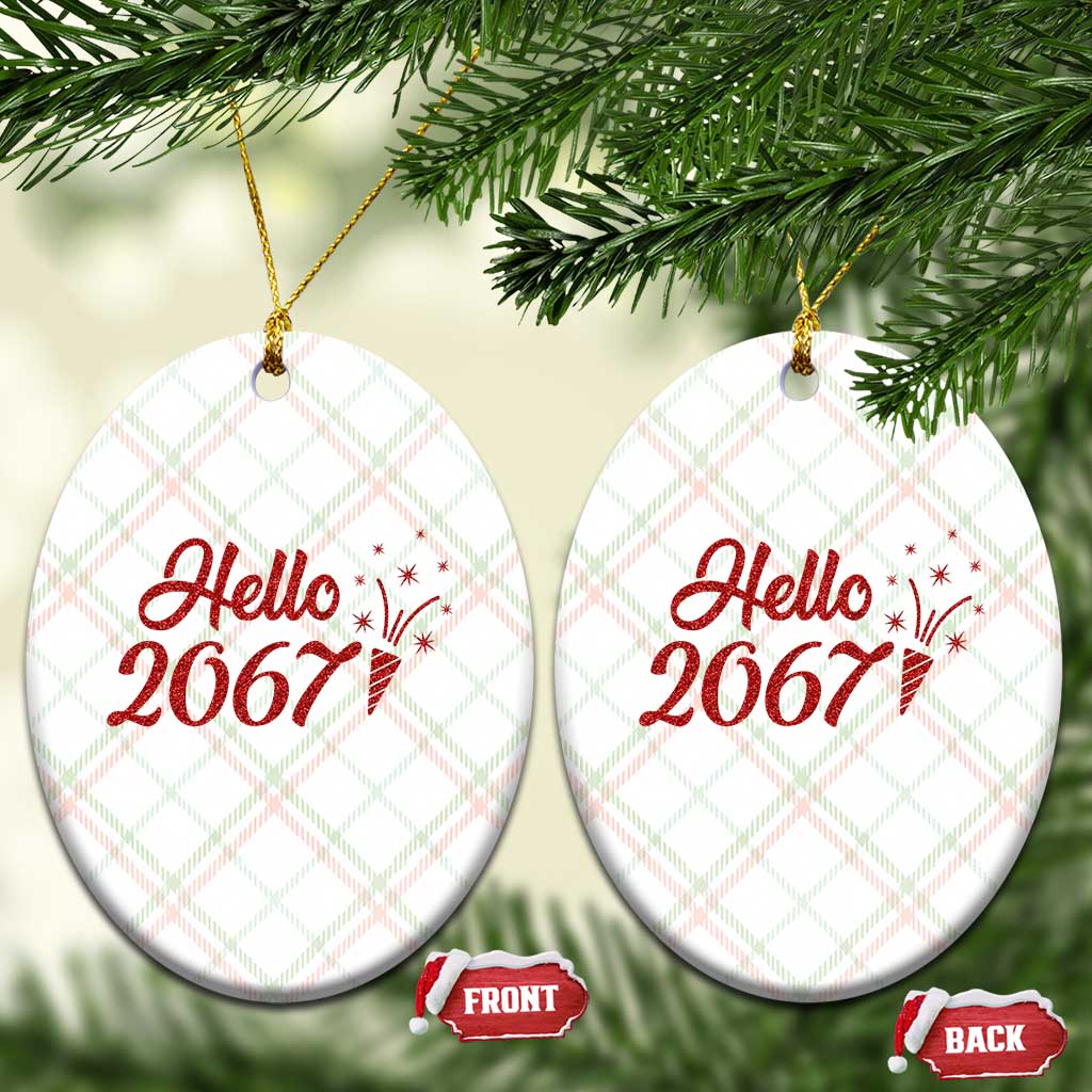67 Six Seven Meme Ceramic Ornament New Year 2026 TS14 Print Your Wear