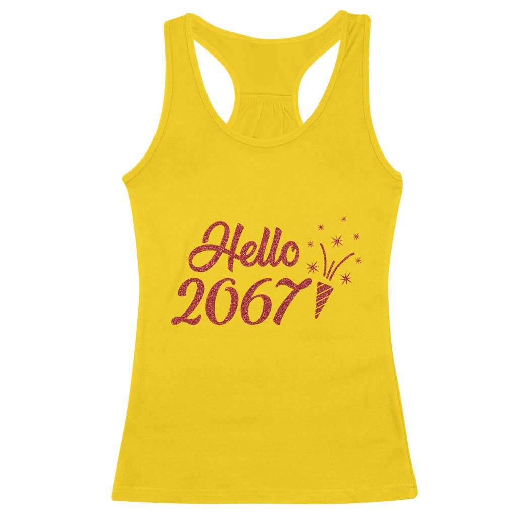 67 Six Seven Meme Racerback Tank Top New Year 2026 TS14 Daisy Print Your Wear