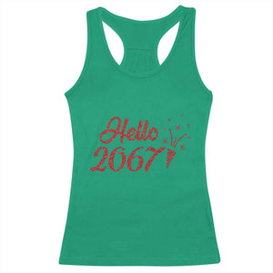 67 Six Seven Meme Racerback Tank Top New Year 2026 TS14 Irish Green Print Your Wear