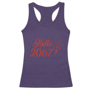 67 Six Seven Meme Racerback Tank Top New Year 2026 TS14 Purple Print Your Wear