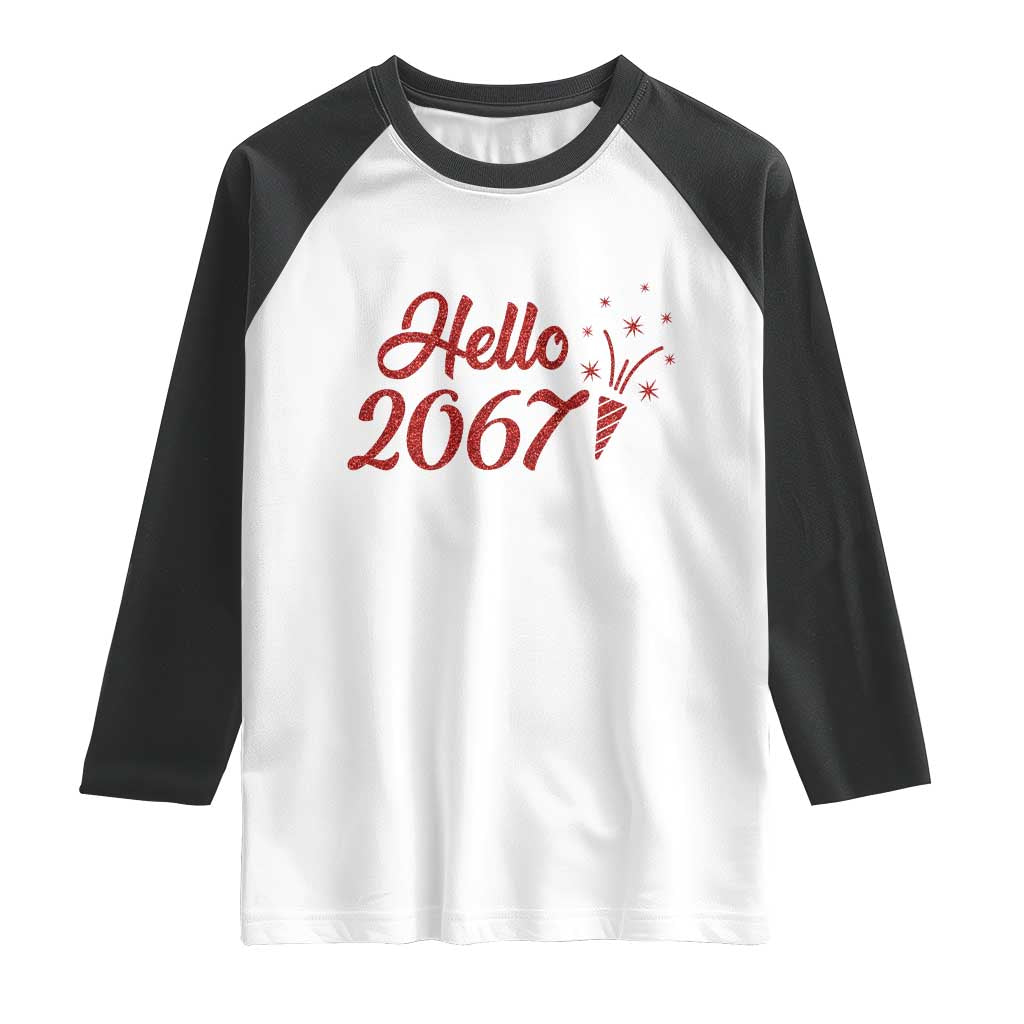 67 Six Seven Meme Raglan Shirt New Year 2026 TS14 White Black Print Your Wear