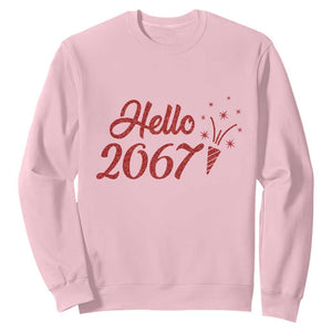 67 Six Seven Meme Sweatshirt New Year 2026 TS14 Light Pink Print Your Wear