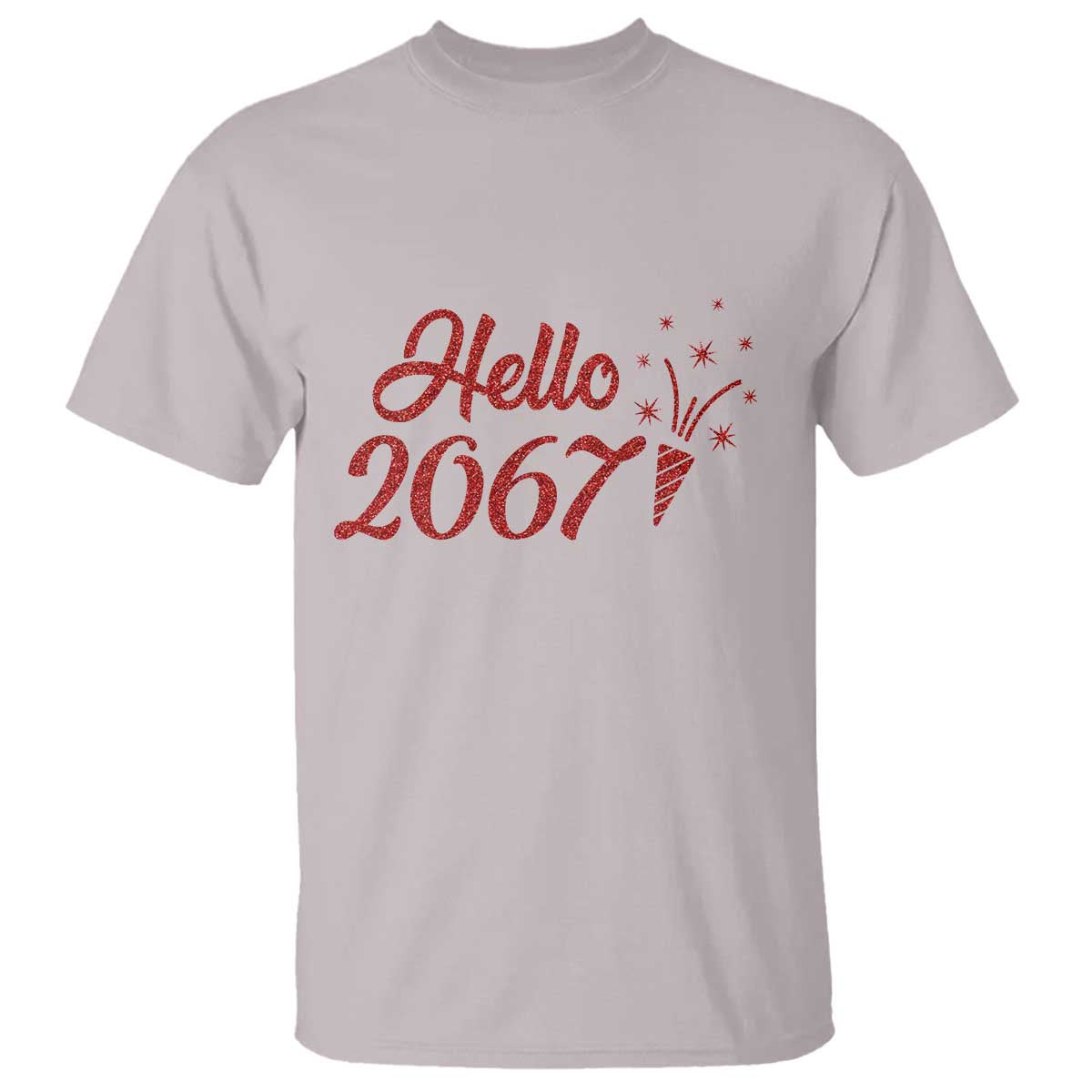 67 Six Seven Meme T Shirt New Year 2026 TS14 Ice Gray Print Your Wear