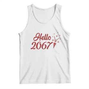 67 Six Seven Meme Tank Top New Year 2026 TS14 White Print Your Wear