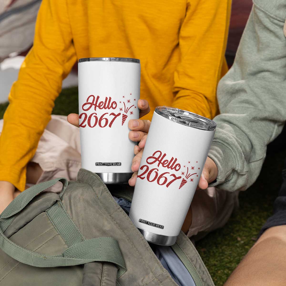 67 Six Seven Meme Tumbler Cup New Year 2026 TS14 Print Your Wear