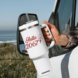 67 Six Seven Meme Tumbler With Handle New Year 2026 TS14 Print Your Wear