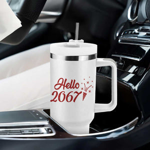 67 Six Seven Meme Tumbler With Handle New Year 2026 TS14 Print Your Wear
