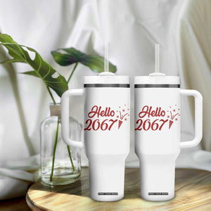 67 Six Seven Meme Tumbler With Handle New Year 2026 TS14 Print Your Wear