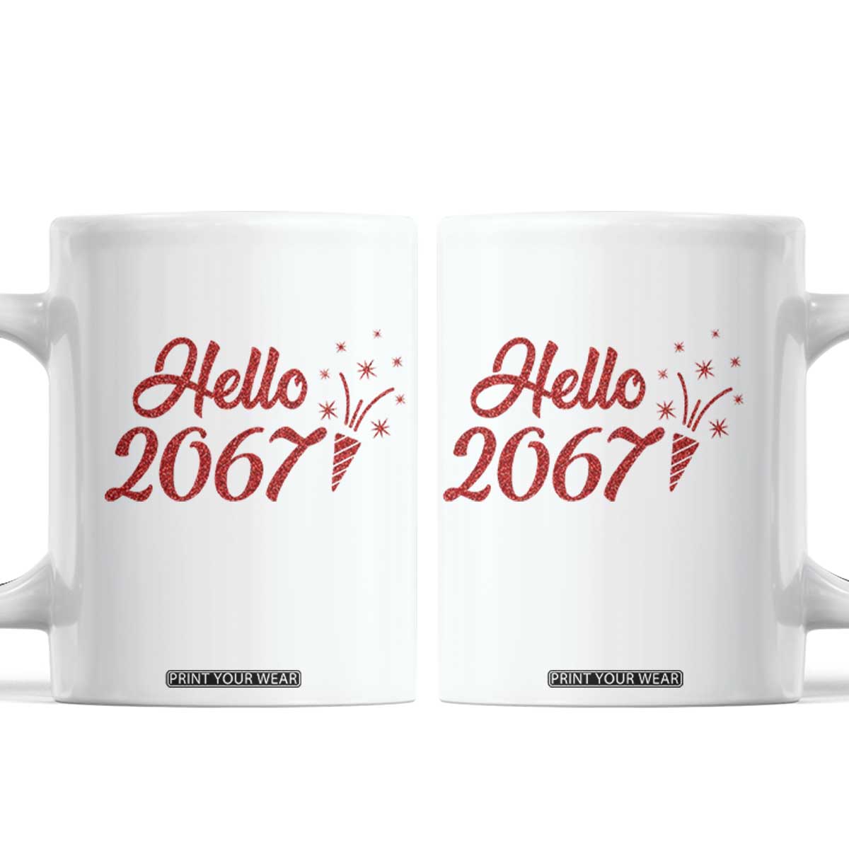 67 Six Seven Meme Coffee Mug New Year 2026 TS14 White Print Your Wear