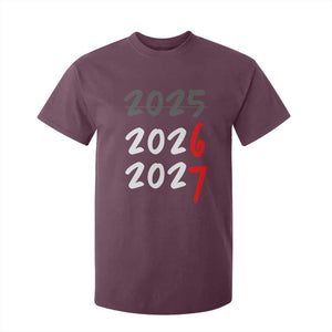 67 Six Seven Meme T Shirt For Kid New Year 2026 Gen Alpha Slang TS14 Maroon Print Your Wear