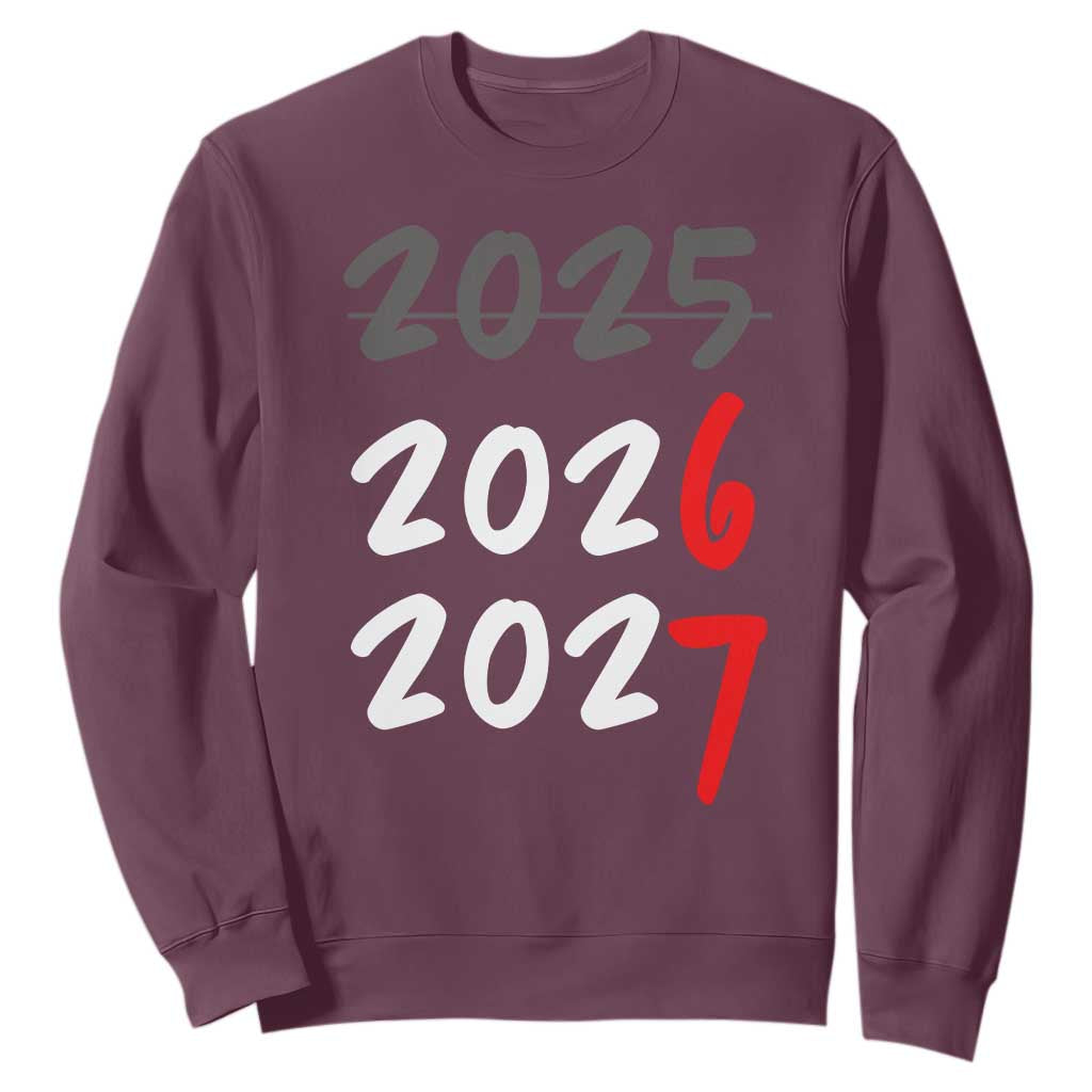 67 Six Seven Meme Sweatshirt New Year 2026 Gen Alpha Slang TS14 Maroon Print Your Wear