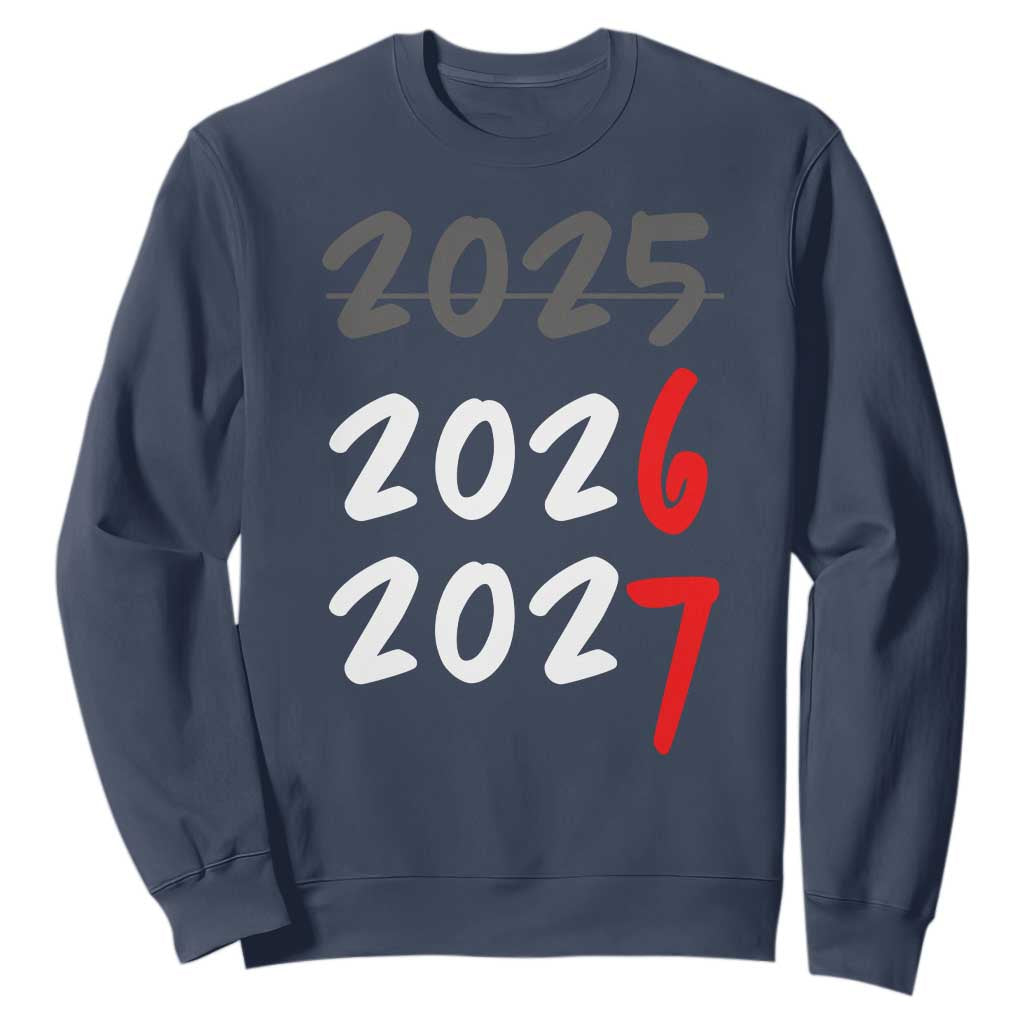 67 Six Seven Meme Sweatshirt New Year 2026 Gen Alpha Slang TS14 Navy Print Your Wear