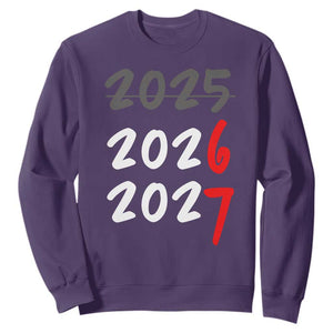67 Six Seven Meme Sweatshirt New Year 2026 Gen Alpha Slang TS14 Purple Print Your Wear