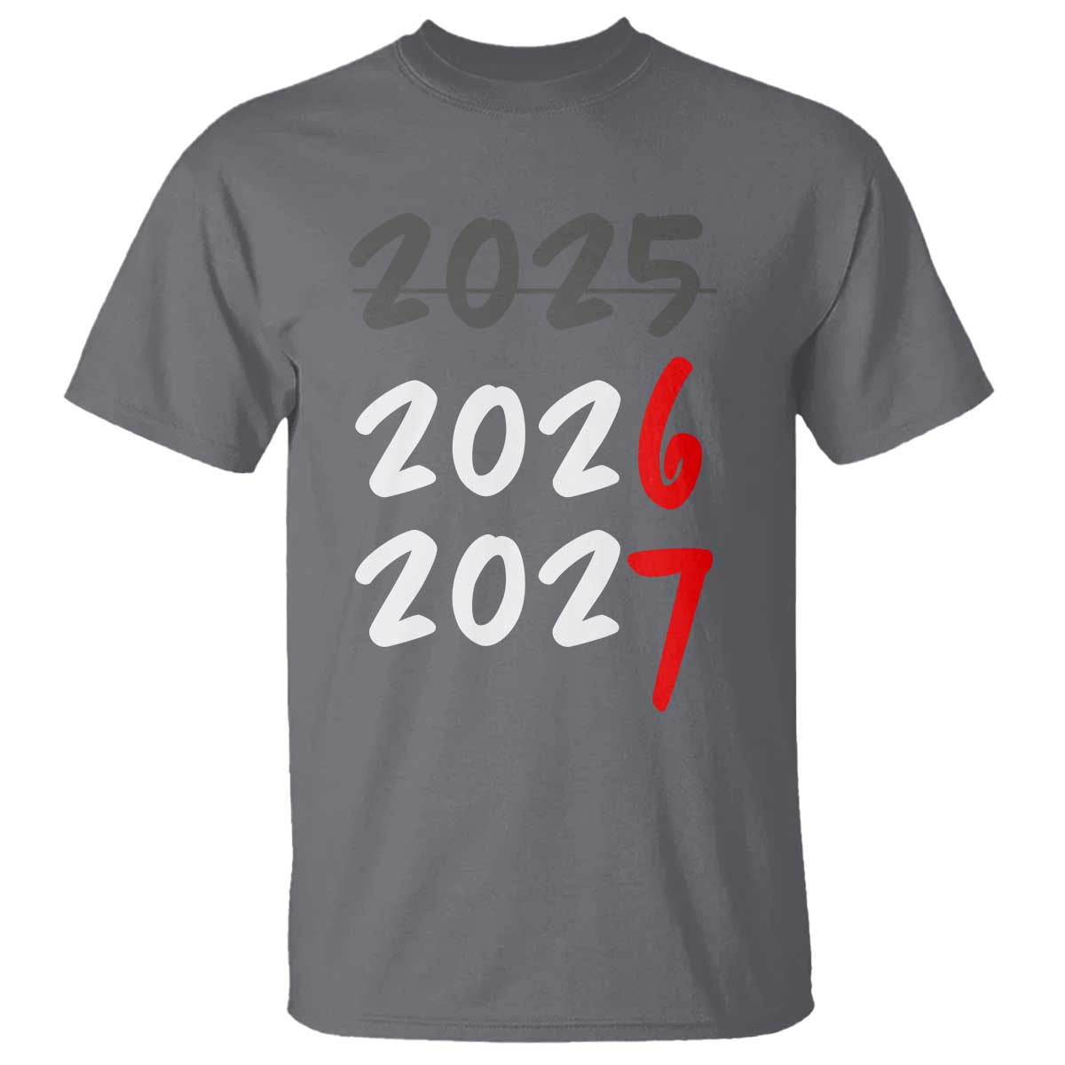67 Six Seven Meme T Shirt New Year 2026 Gen Alpha Slang TS14 Charcoal Print Your Wear