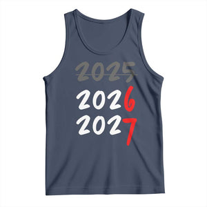 67 Six Seven Meme Tank Top New Year 2026 Gen Alpha Slang TS14 Navy Print Your Wear