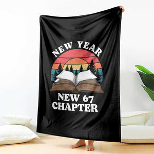 Funny Six Seven Meme Throw Blanket New Year New 67 Chapter TS14 Print Your Wear