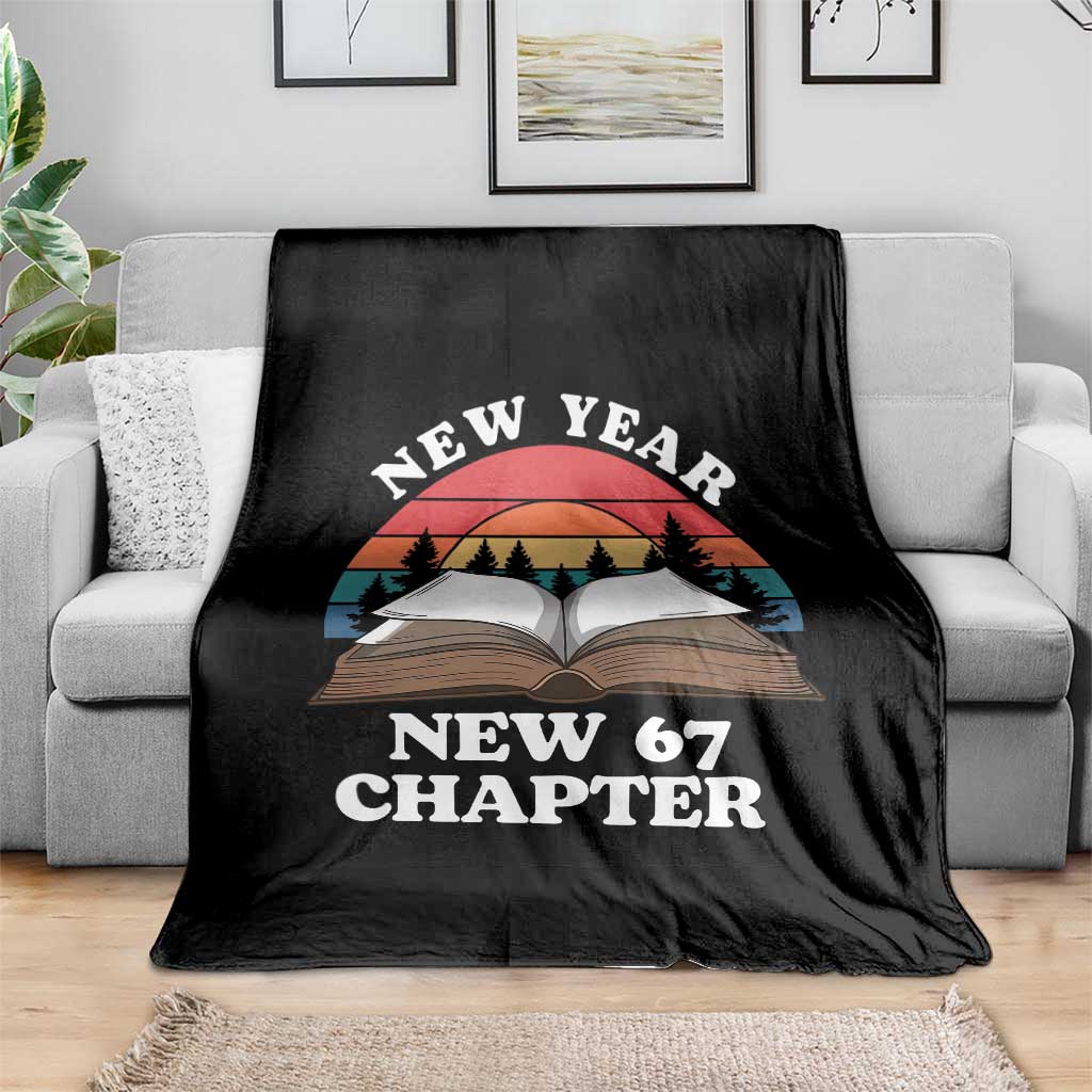 Funny Six Seven Meme Throw Blanket New Year New 67 Chapter TS14 Print Your Wear