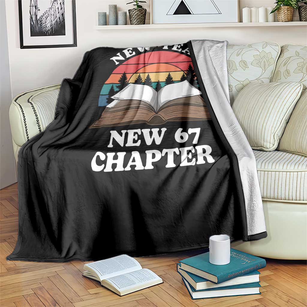 Funny Six Seven Meme Throw Blanket New Year New 67 Chapter TS14 Print Your Wear