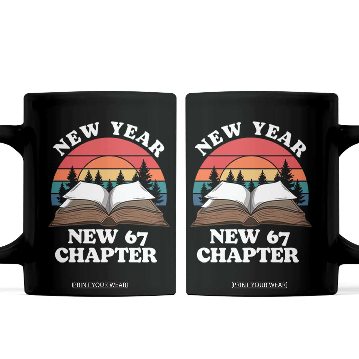 Funny Six Seven Meme Coffee Mug New Year New 67 Chapter TS14 Black Print Your Wear