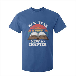 Funny Six Seven Meme T Shirt For Kid New Year New 67 Chapter TS14 Royal Blue Print Your Wear