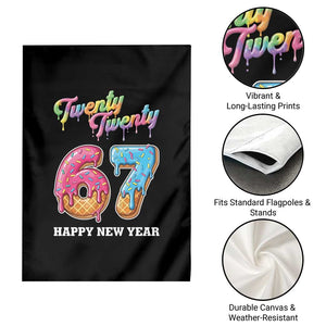67 Six Seven Meme Garden Flag New Year 2026 Ice Cream Drip TS14 Print Your Wear