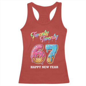 67 Six Seven Meme Racerback Tank Top New Year 2026 Ice Cream Drip TS14 Red Print Your Wear