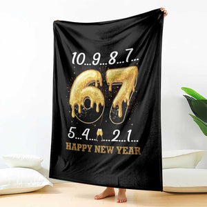 67 Six Seven Meme Throw Blanket Happy New Year 2026 TS14 Print Your Wear
