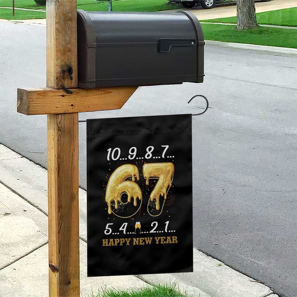 67 Six Seven Meme Garden Flag Happy New Year 2026 TS14 Print Your Wear