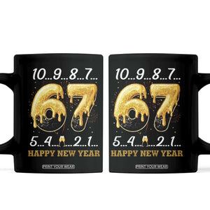 67 Six Seven Meme Coffee Mug Happy New Year 2026 TS14 Black Print Your Wear