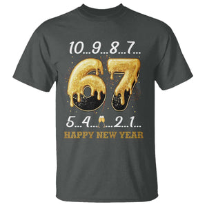 67 Six Seven Meme T Shirt Happy New Year 2026 TS14 Dark Heather Print Your Wear