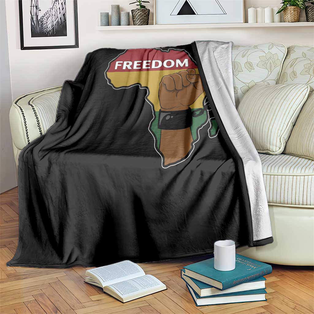 Africa Freedom Liberation Black Power Throw Blanket TS14 Print Your Wear