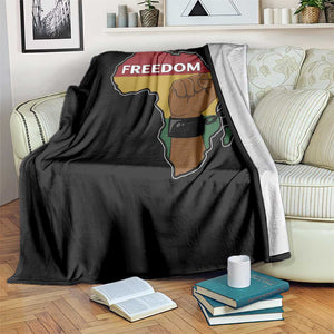 Africa Freedom Liberation Black Power Throw Blanket TS14 Print Your Wear