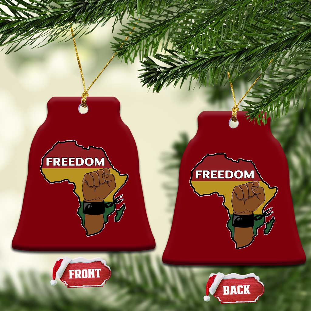 Africa Freedom Liberation Black Power Ceramic Ornament TS14 Print Your Wear