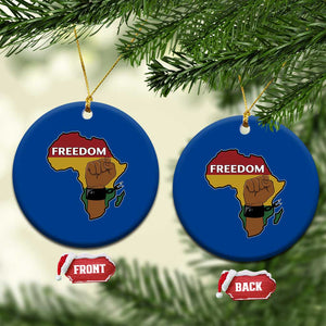 Africa Freedom Liberation Black Power Ceramic Ornament TS14 1pc Blue Print Your Wear