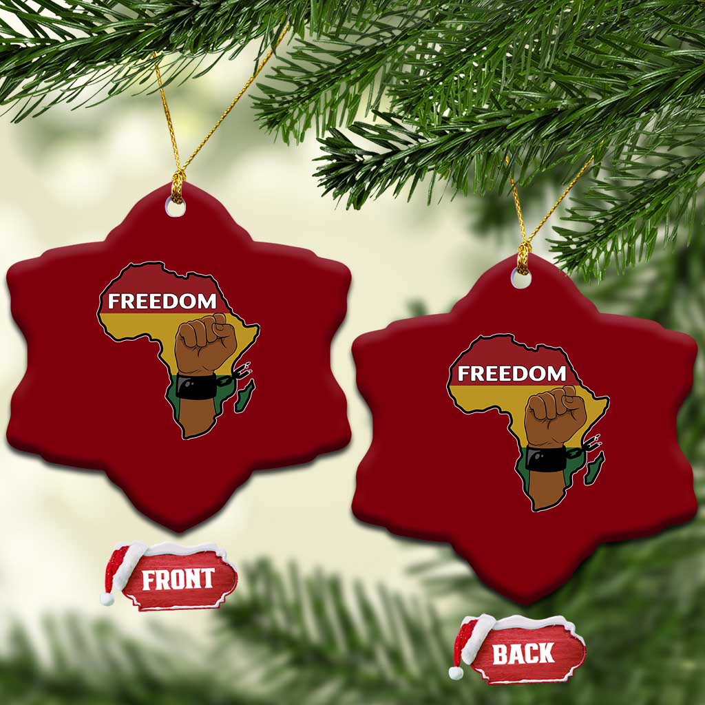 Africa Freedom Liberation Black Power Ceramic Ornament TS14 Print Your Wear