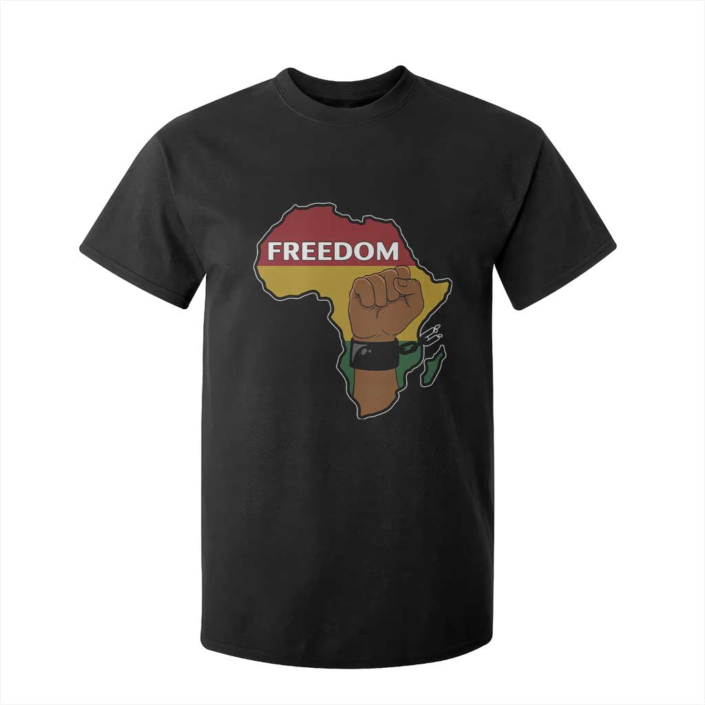 Africa Freedom Liberation Black Power T Shirt For Kid TS14 Black Print Your Wear
