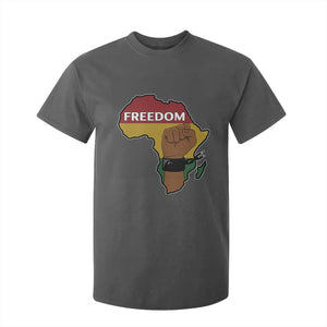 Africa Freedom Liberation Black Power T Shirt For Kid TS14 Dark Heather Print Your Wear